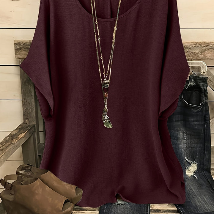 Maighréad | The Easy Round-Neck Top