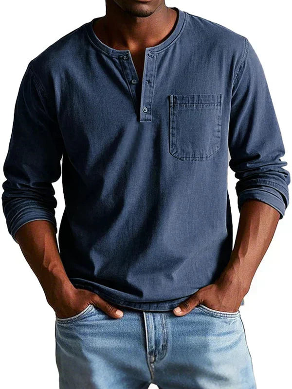 Áedán | The Classic Henley Shirt