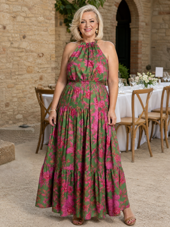 Lorelei | The Draped Halter Dress