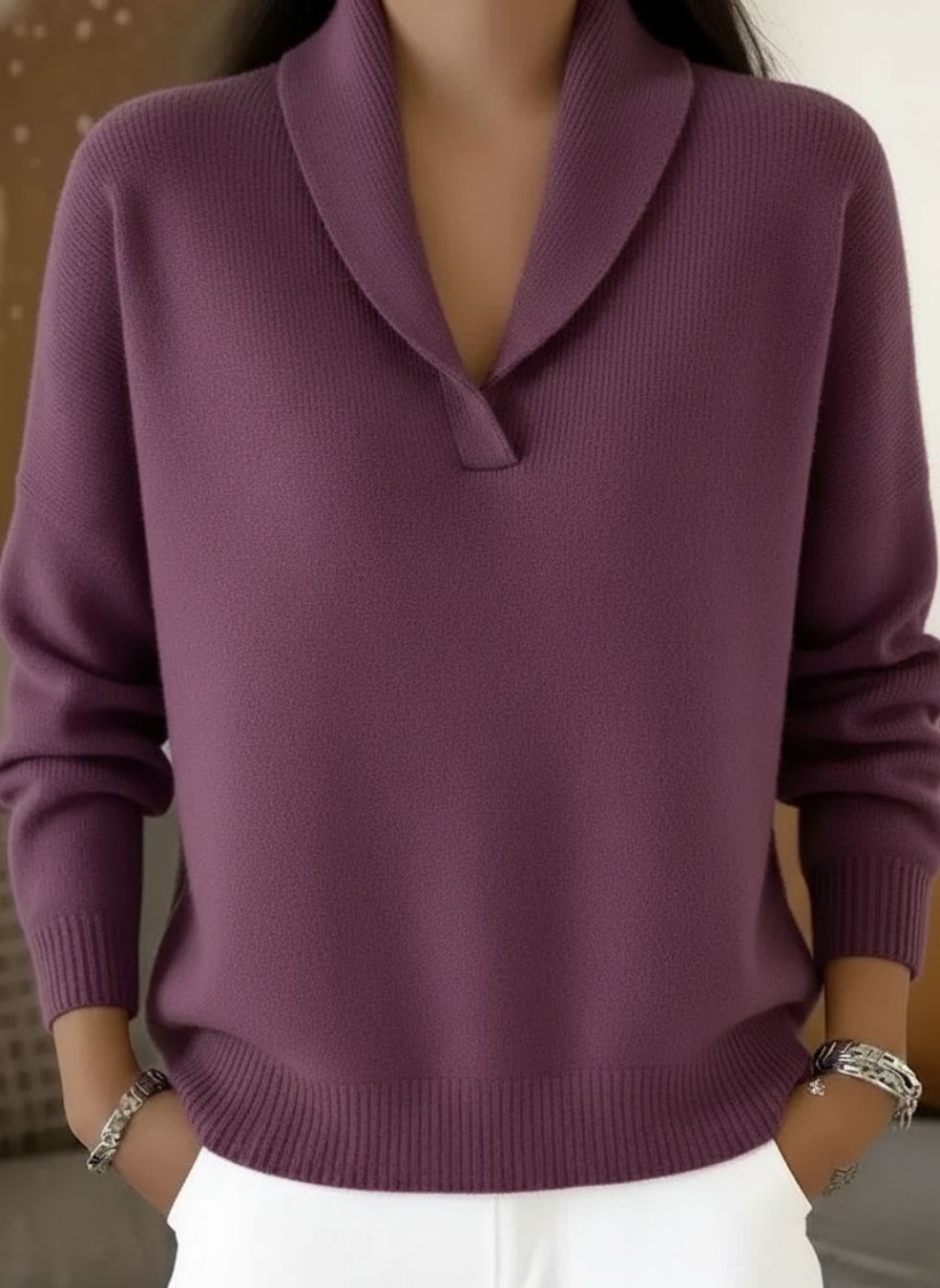 Attracta | The Classic V-Neck Jumper