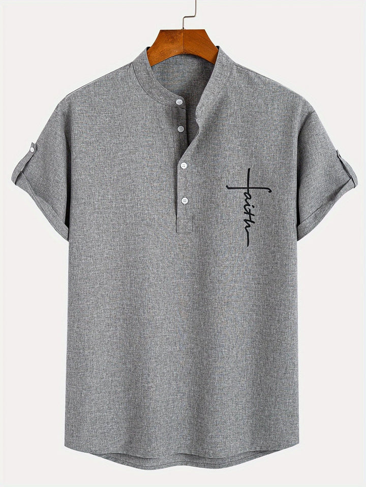 Faolán | The Stand-Collar Statement Shirt