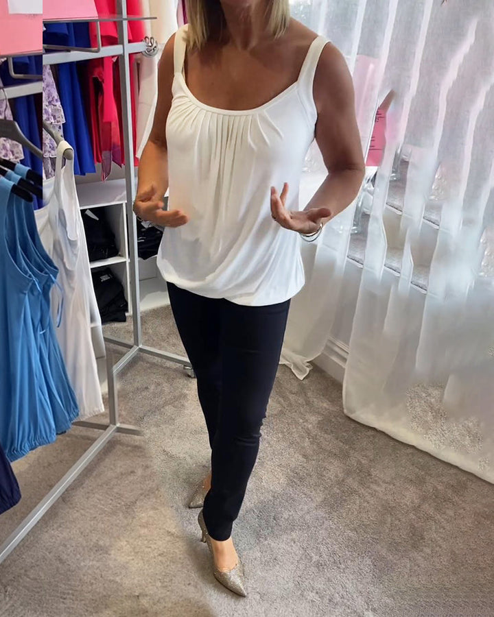 Fern | The Effortless Pleated Top