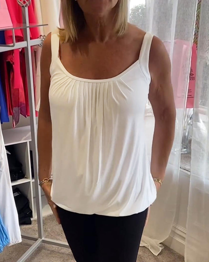 Fern | The Effortless Pleated Top