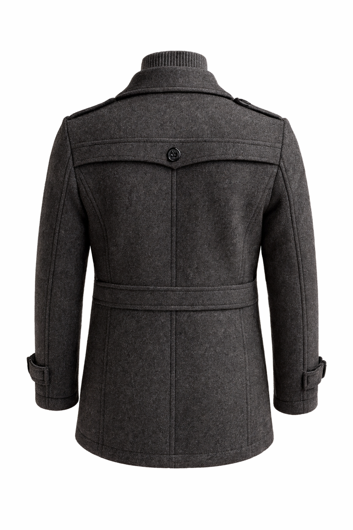 Amhlaoibh | The Tailored Double-Breasted Overcoat