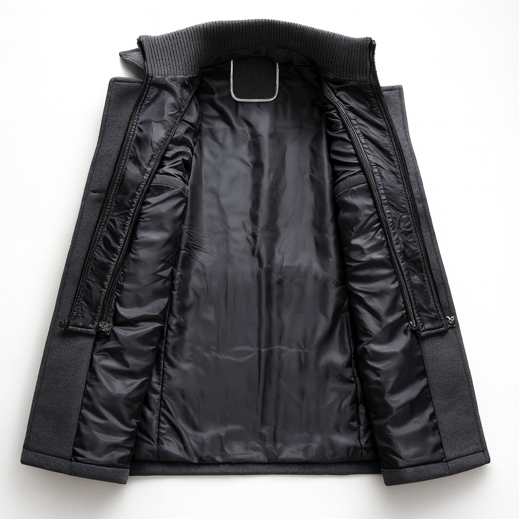 Amhlaoibh | The Tailored Double-Breasted Overcoat