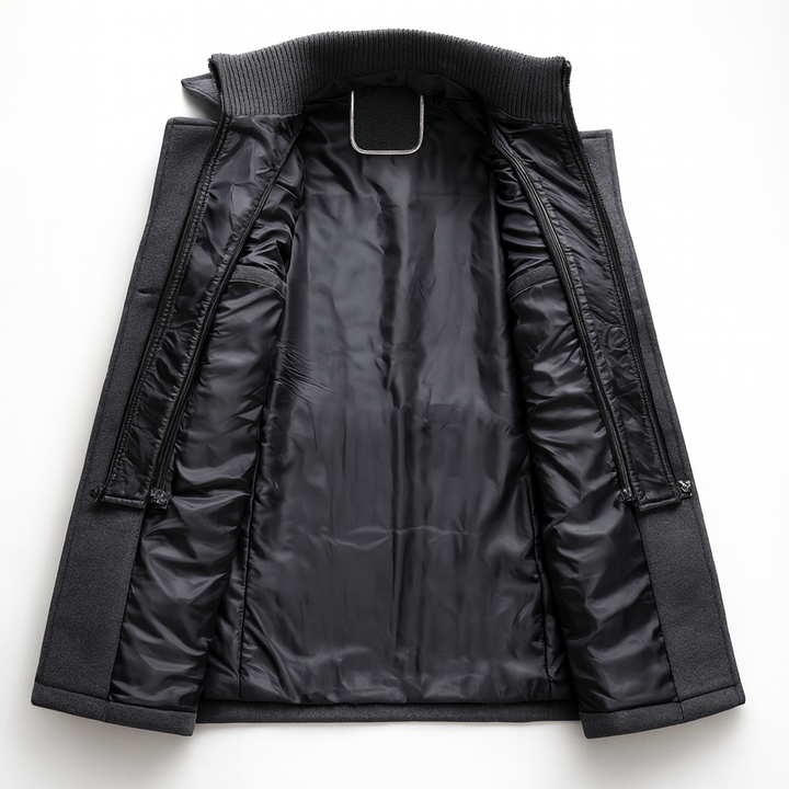 Amhlaoibh | The Tailored Double-Breasted Overcoat