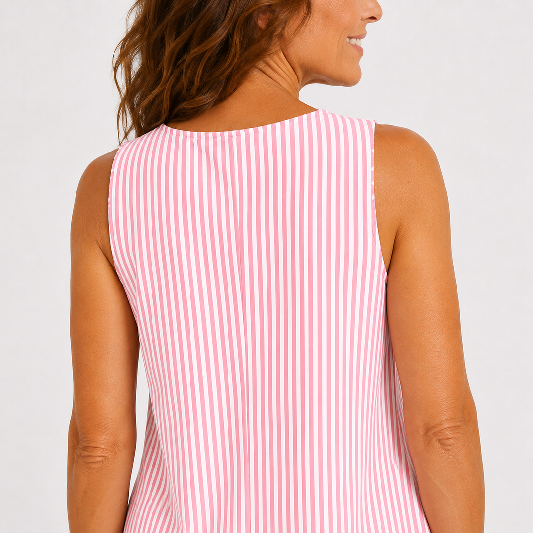 Marceline | The Easy Striped Dungaree