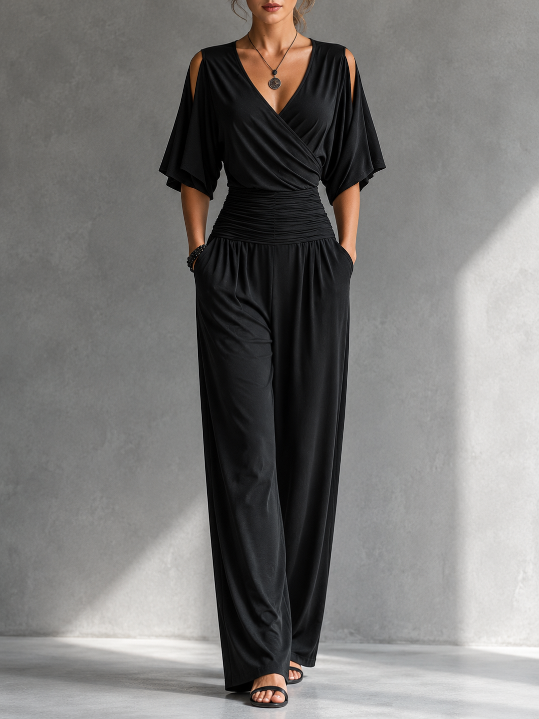 Isolina | The Wrap-Front Two-Piece Set