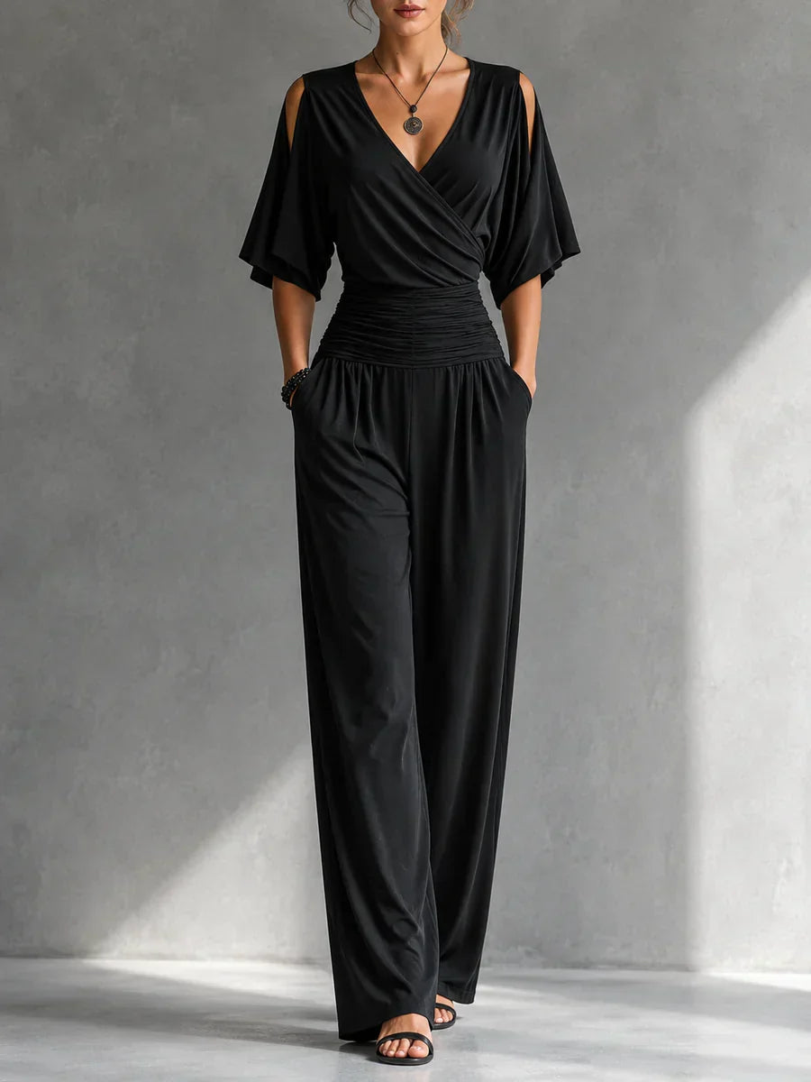 Katarina | The Elegant Wrap-Front Jumpsuit
