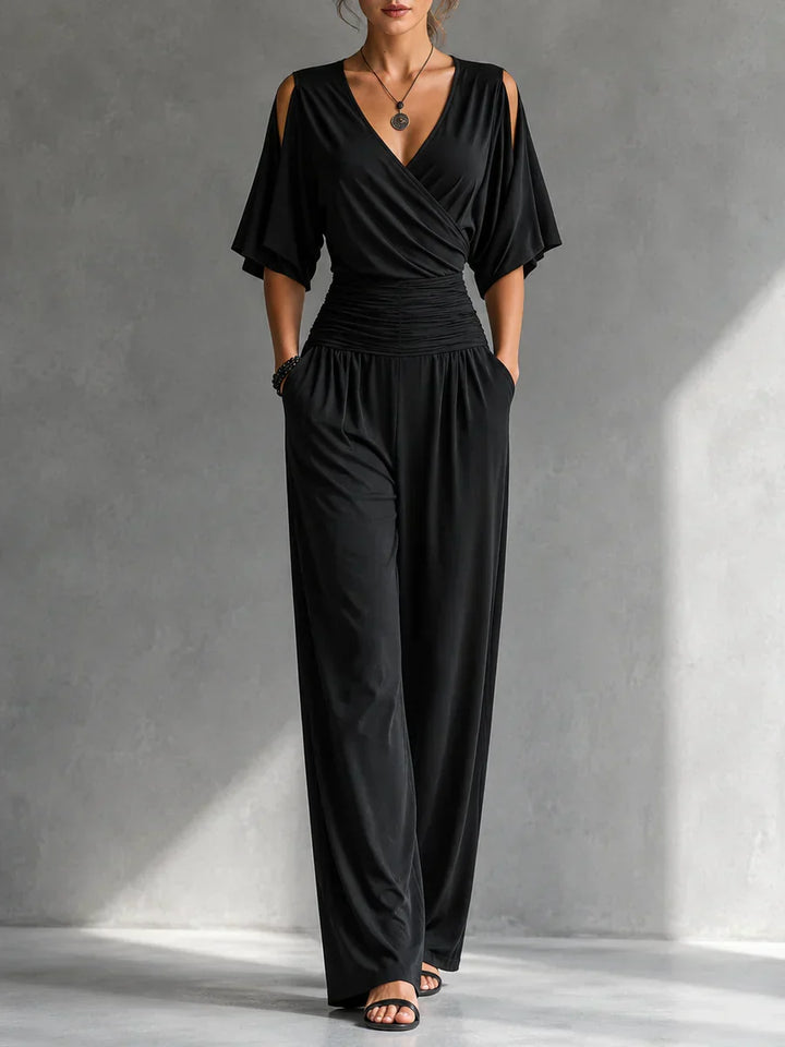 Katarina | The Elegant Wrap-Front Jumpsuit