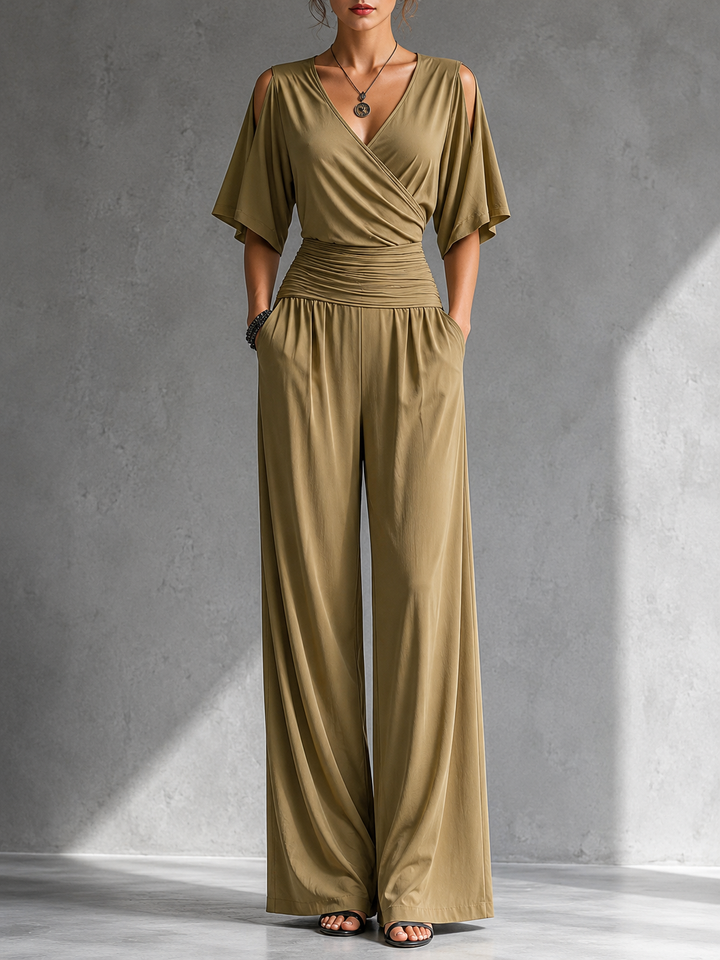 Isolina | The Wrap-Front Two-Piece Set