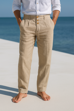 Fionnán | Breathable Relaxed-Fit Trousers with Adjustable Waist