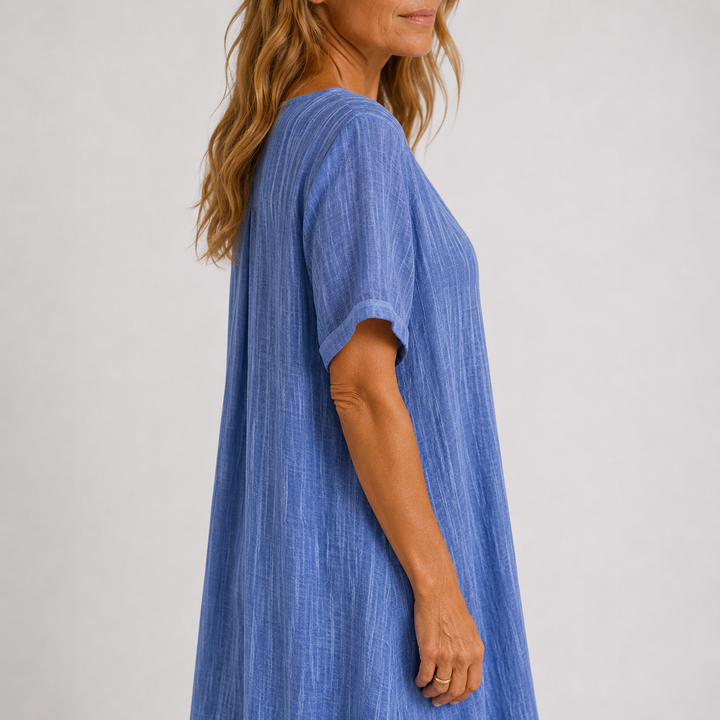 Aoibhnat | The Fluid V-Neck Dress