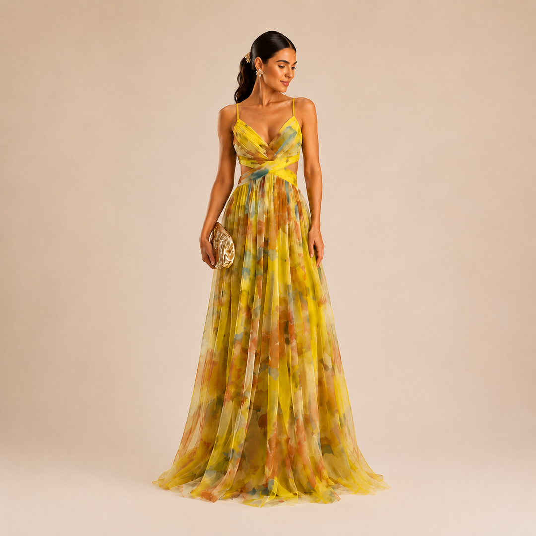 Fionnseach | The Elegant Floral Maxi