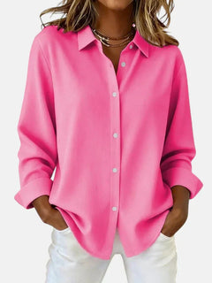 Lúiseach | Women's Lightweight Breathable Draped Blouse