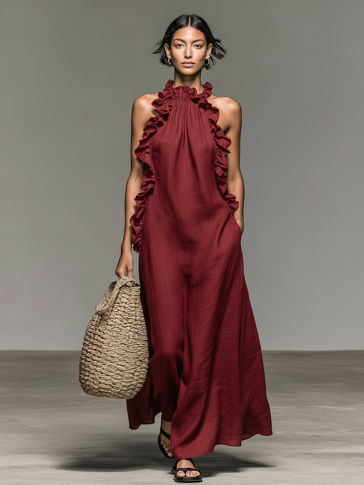 Idalia | The Airy Ruffle Maxi