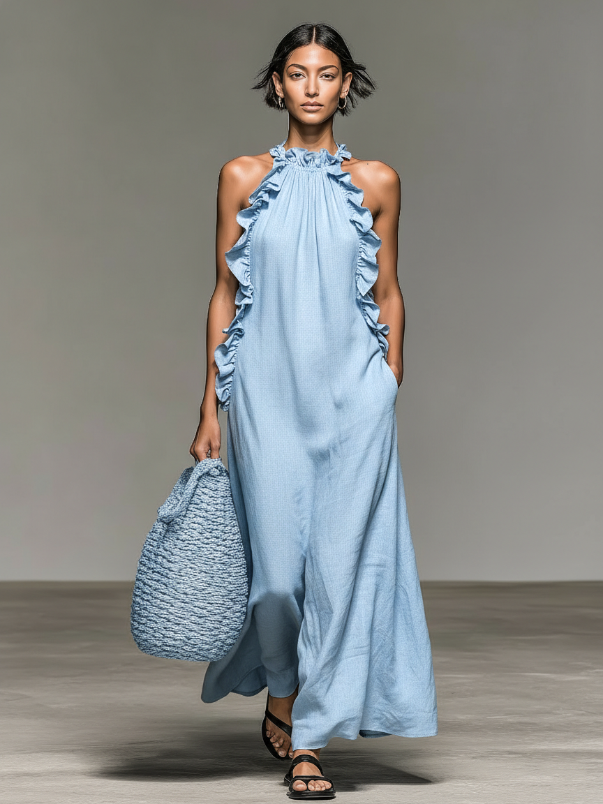 Idalia | The Airy Ruffle Maxi