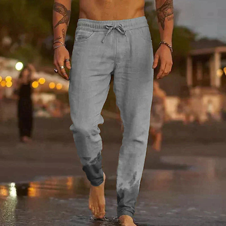 Darragh | The Linen Wide-Leg Trouser