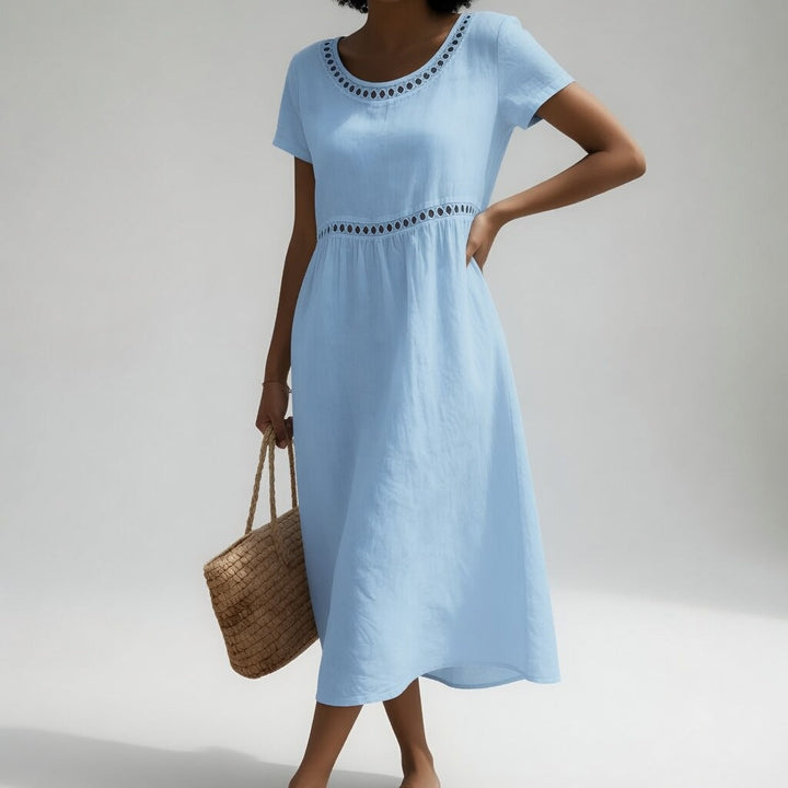 Almha | The Embroidered Midi Dress