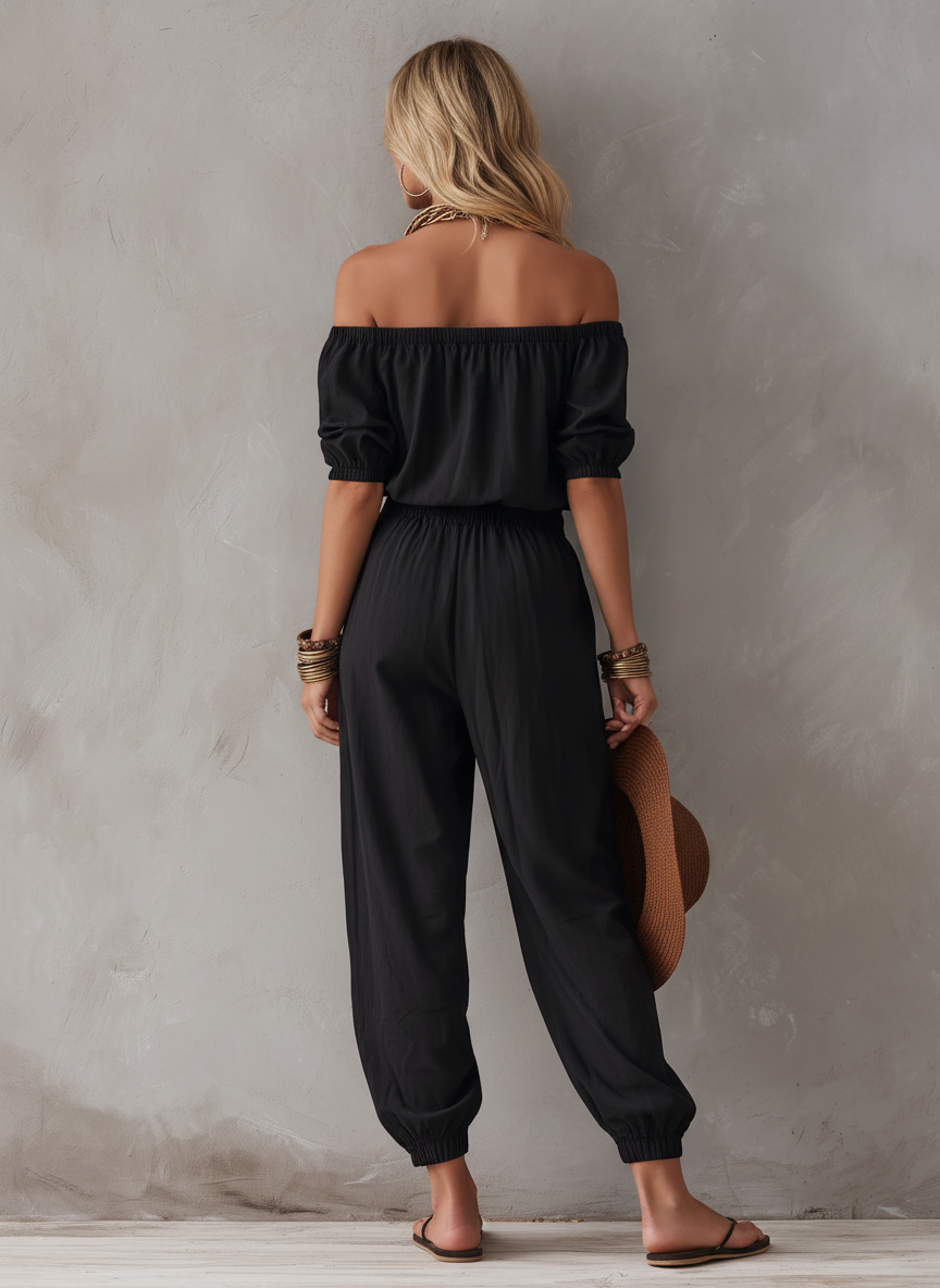 Ianthe | The Elegant Off-Shoulder Jumpsuit