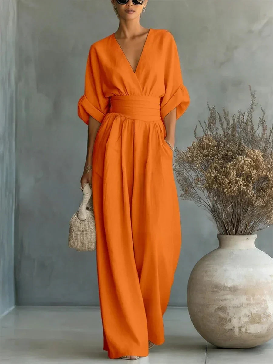Catriona | The High-Waist Wide-Leg Jumpsuit