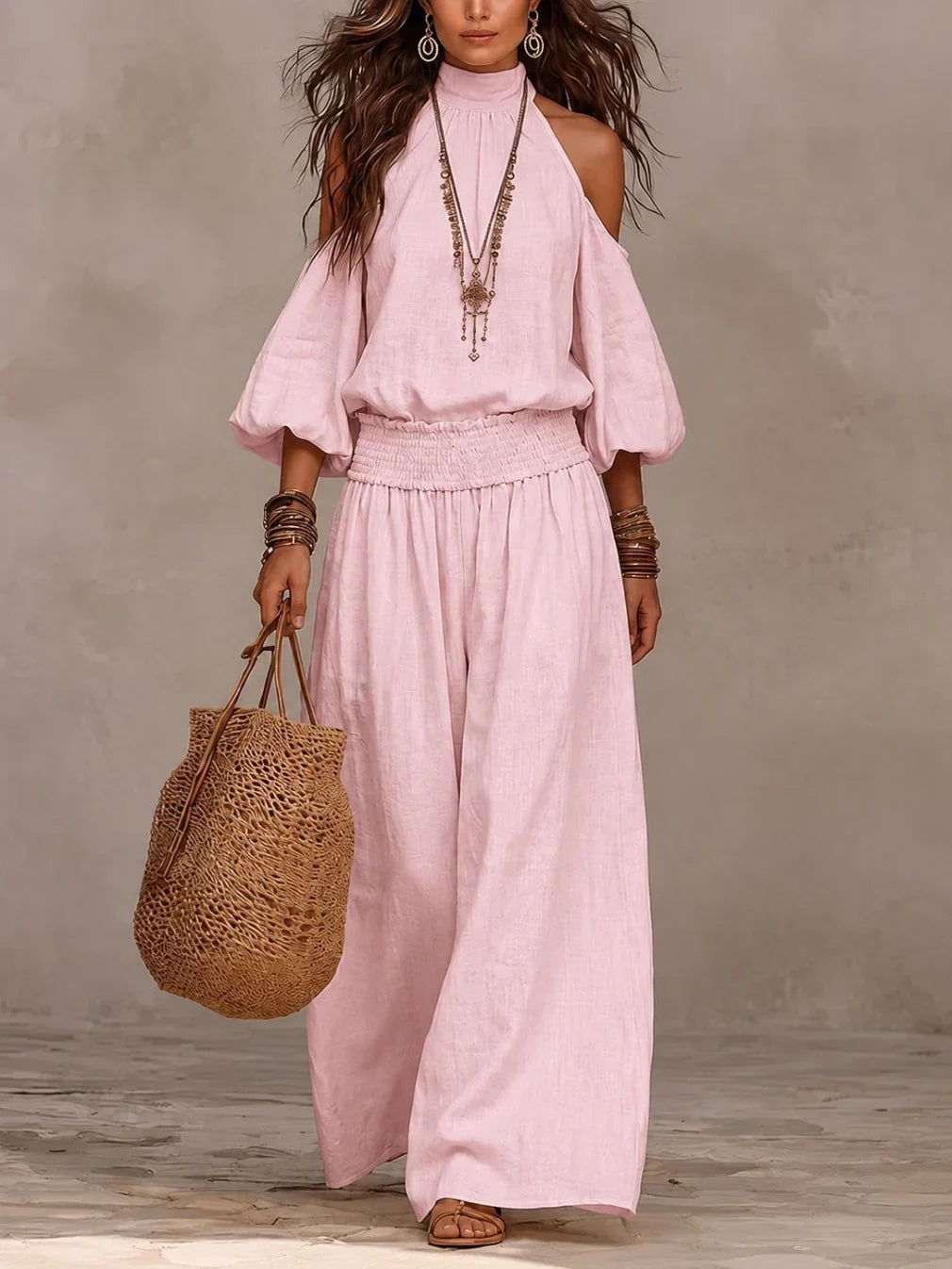 Persephone | The Boho Keyhole Jumpsuit