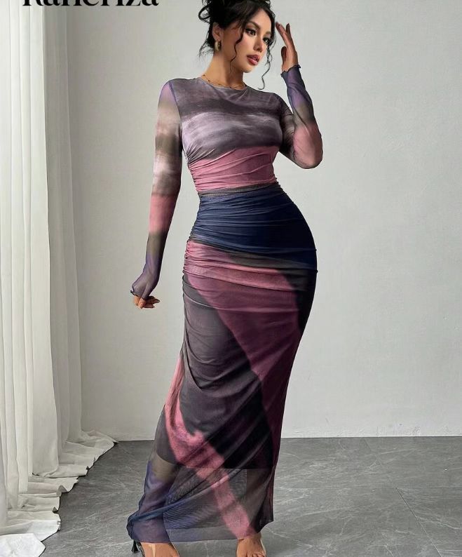 Petronella | The Printed Bodycon Maxi