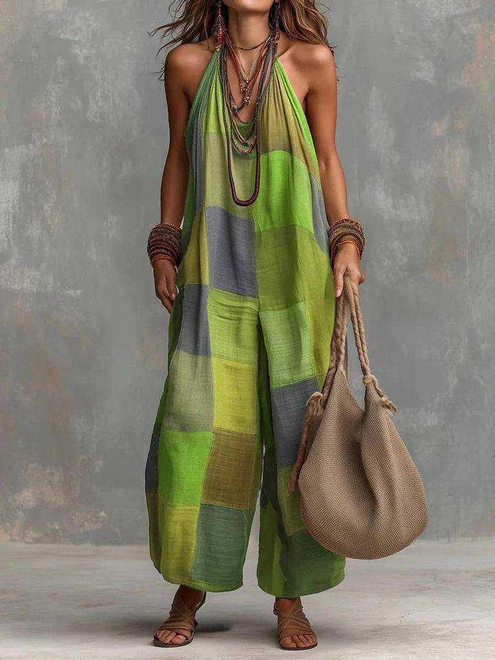 Zora | The Boho Patchwork Jumpsuit