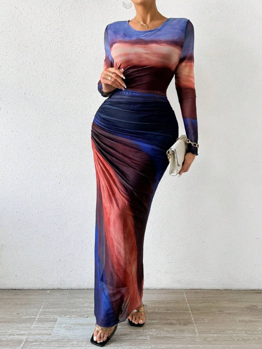 Petronella | The Printed Bodycon Maxi