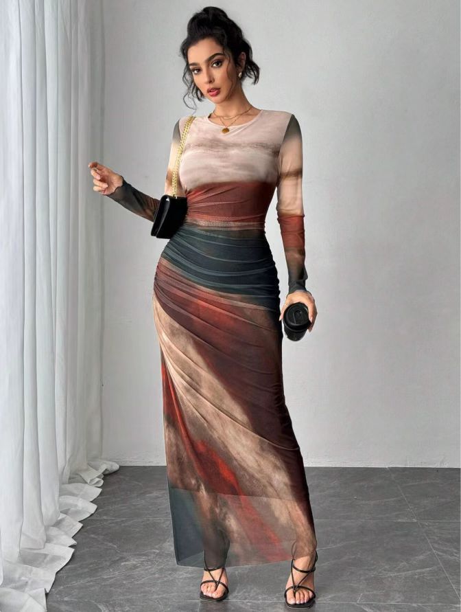 Petronella | The Printed Bodycon Maxi