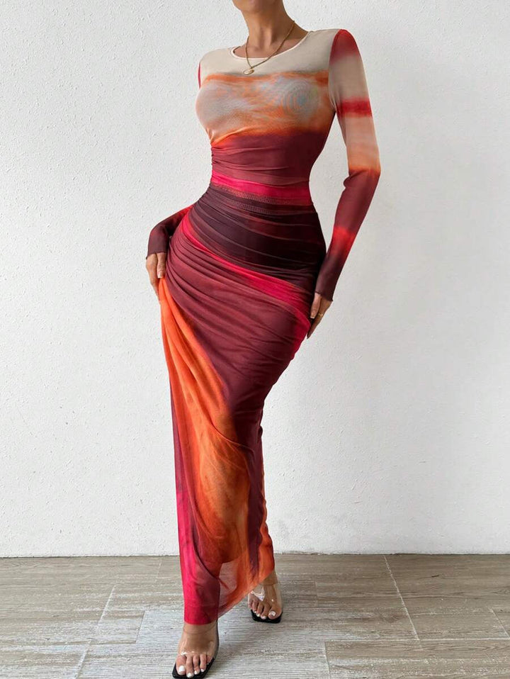 Petronella | The Printed Bodycon Maxi