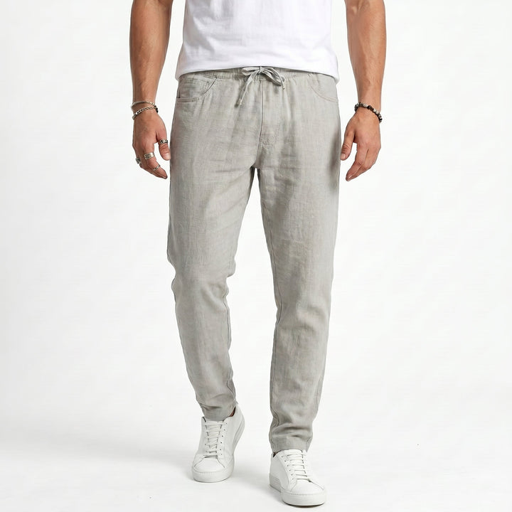 Darragh | The Linen Wide-Leg Trouser