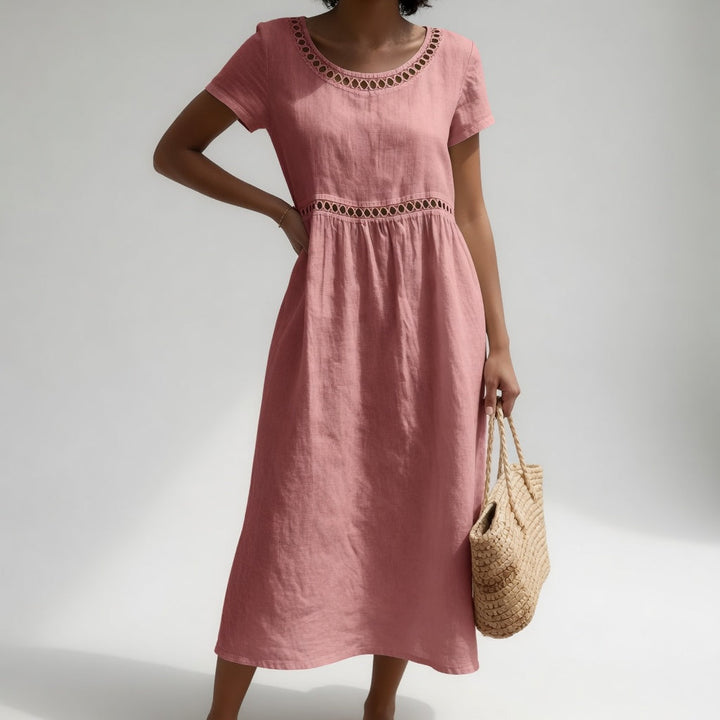 Almha | The Embroidered Midi Dress
