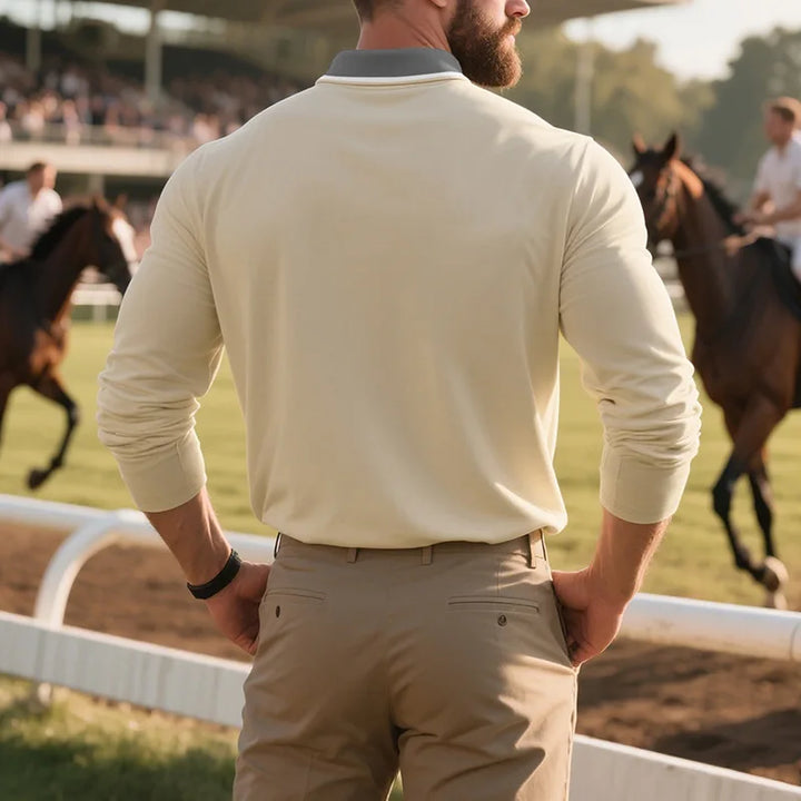 Ruaidhrí | The Refined Long-Sleeve Polo
