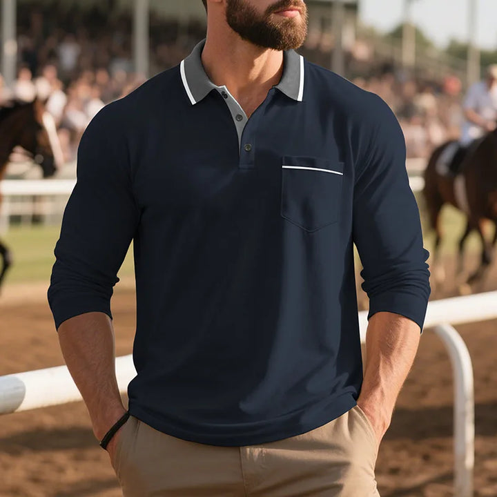 Ruaidhrí | The Refined Long-Sleeve Polo