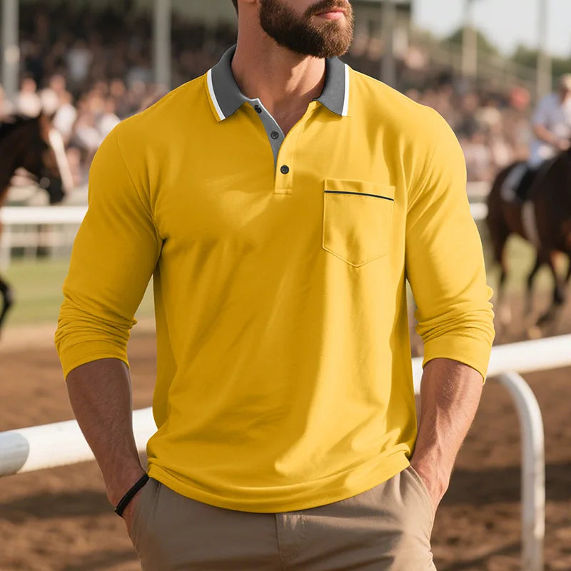 Ruaidhrí | The Refined Long-Sleeve Polo