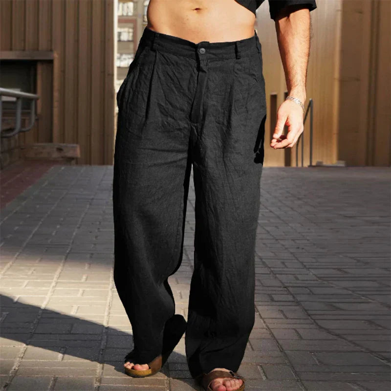 Éamonn | The Linen Trouser Done Right