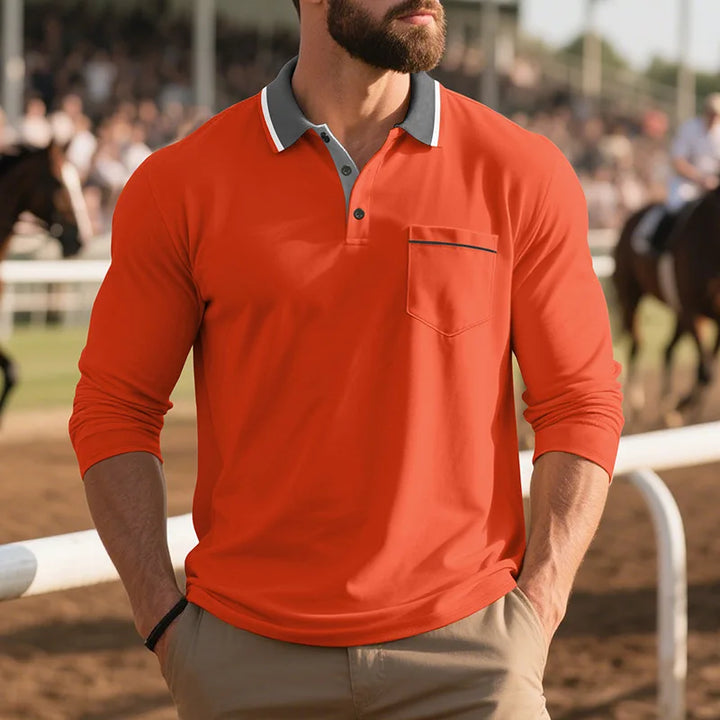 Ruaidhrí | The Refined Long-Sleeve Polo