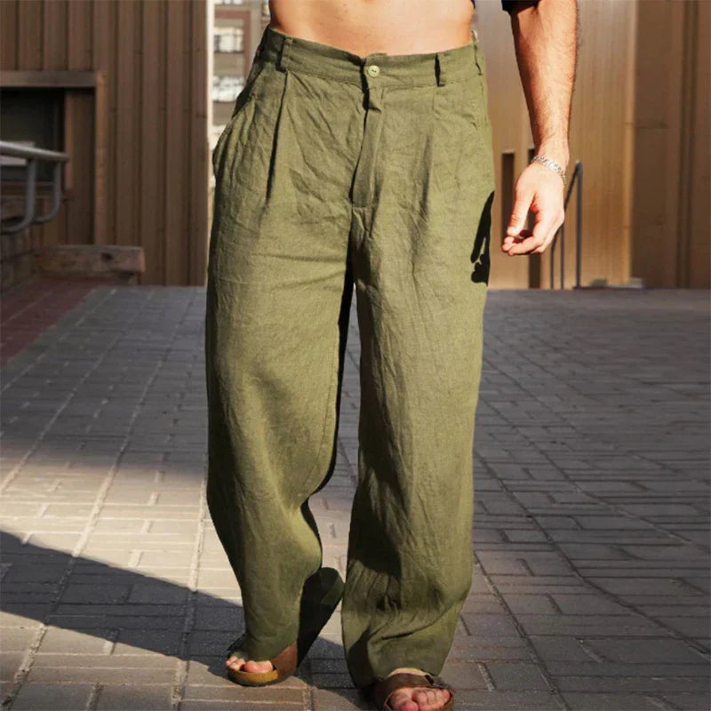 Éamonn | The Linen Trouser Done Right