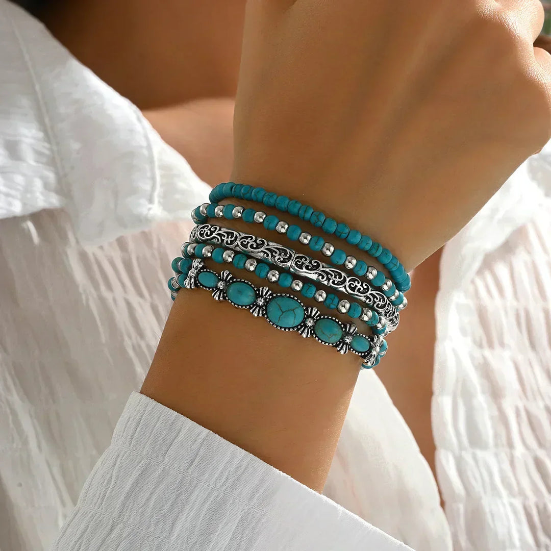 Toirinn | The Layered Turquoise Bracelet