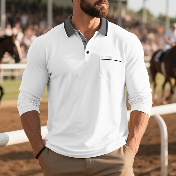 Ruaidhrí | The Refined Long-Sleeve Polo