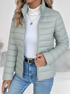 Catriona | Lightweight Quilted Jacket with High Stand Collar