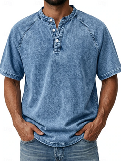 Lonán | Men's Vintage-Style Button-Up Shirt