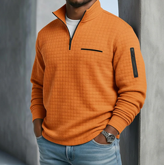 Edward | Waffle Knit Jumper with Long Sleeves