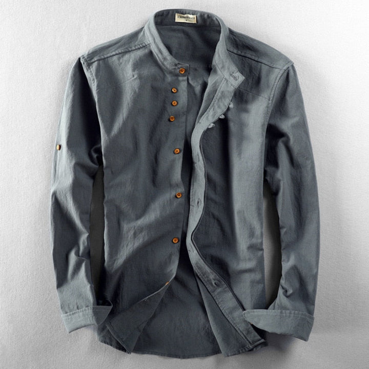 Pax | The Stand-Collar Button Shirt