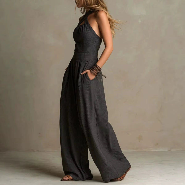 Isibéal | The Halter Wide-Leg Jumpsuit