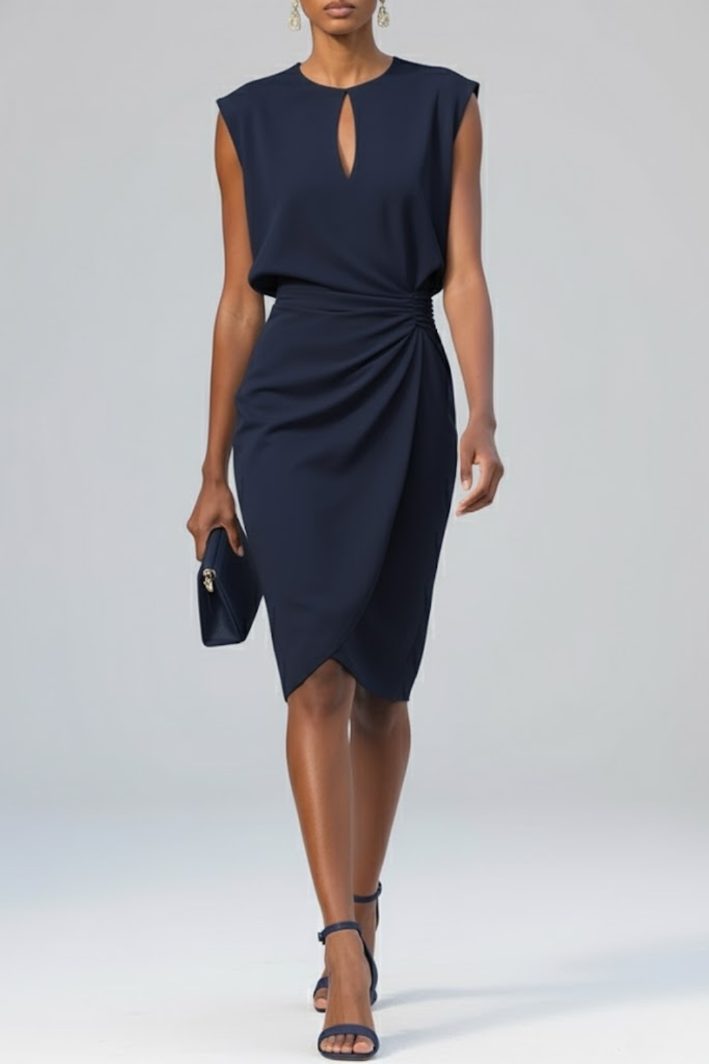 Henriette | The Keyhole Midi Dress