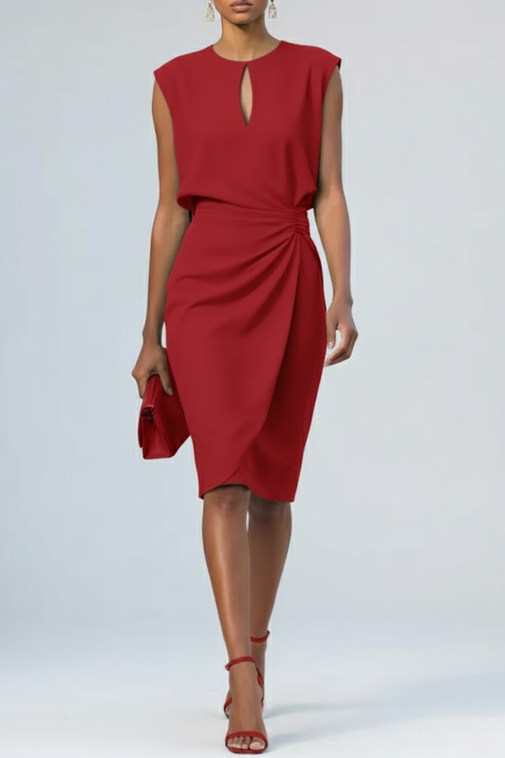 Henriette | The Keyhole Midi Dress