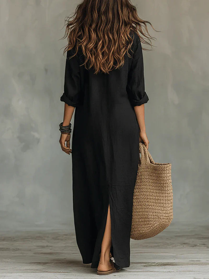 Ríonach | The Boho Button-Down Maxi