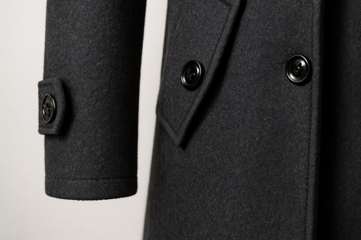 Amhlaoibh | The Tailored Double-Breasted Overcoat